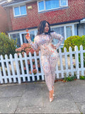 Mirror-on-Mesh Jumpsuit