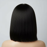 Straight Glueless Human Hair SDD Short Bob Wig - Beginner Friendly