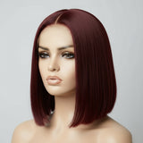 Straight Glueless Human Hair SDD Short Bob Wig - Beginner Friendly