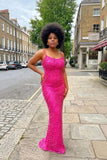Pink sequin pearl maxi dress glamorous bodycon evening gown for formal events and special occasions