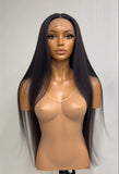 Luxury 100% Human Hair Bone Straight Glueless Wig | Pre-Plucked HD Lace Frontals & Closures