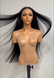 Luxury 100% Human Hair Bone Straight Glueless Wig | Pre-Plucked HD Lace Frontals & Closures