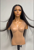 Luxury 100% Human Hair Bone Straight Glueless Wig | Pre-Plucked HD Lace Frontals & Closures